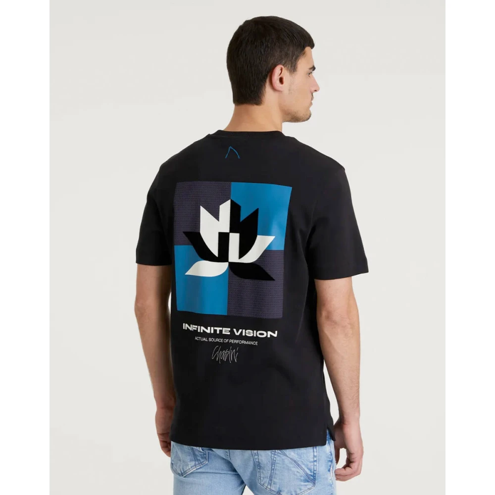 Chasin Korte mouw T-shirt met Courier Black Heren