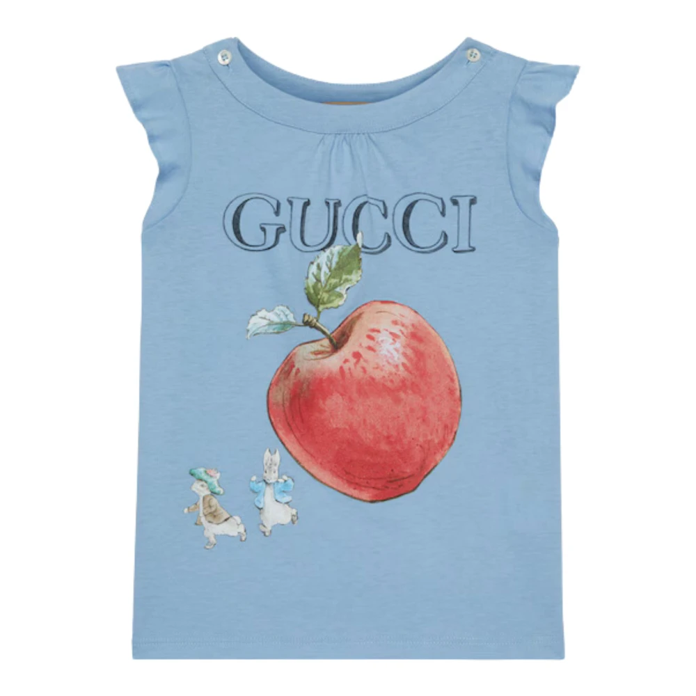 Gucci Barn Peter Rabbit T-shirt Blue, Flicka