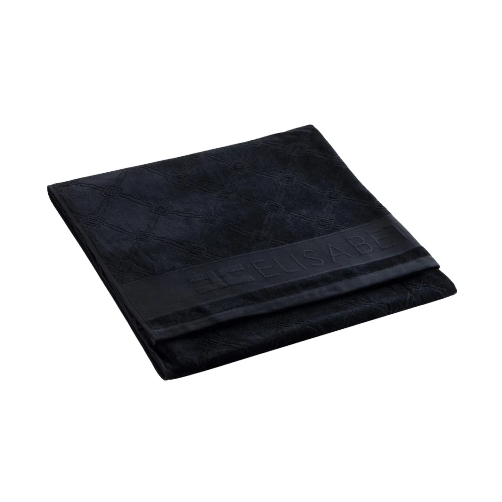 Elisabetta Franchi Zwarte Seawear Jurk Black Dames