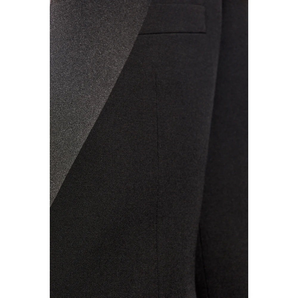 Saint Laurent Wollen Blazer Black Heren