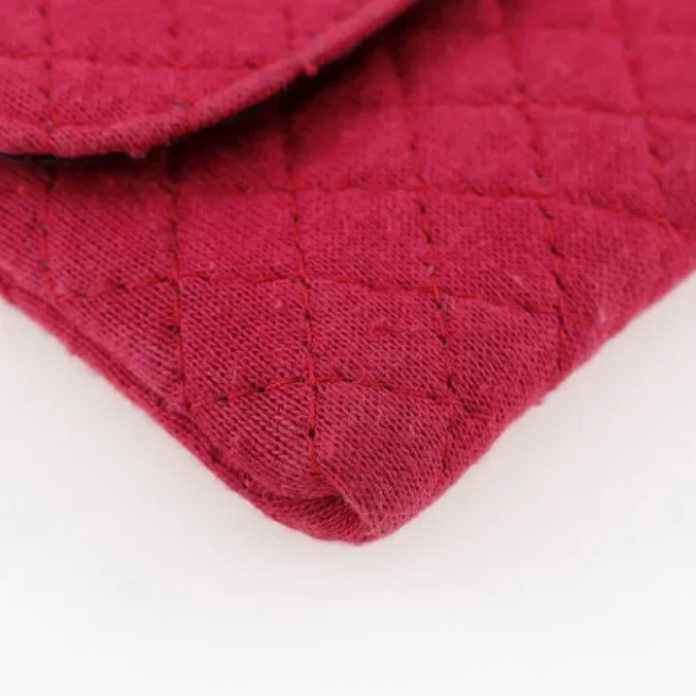 Chanel Vintage Pre-owned Cotton chanel-bags Pink Dames