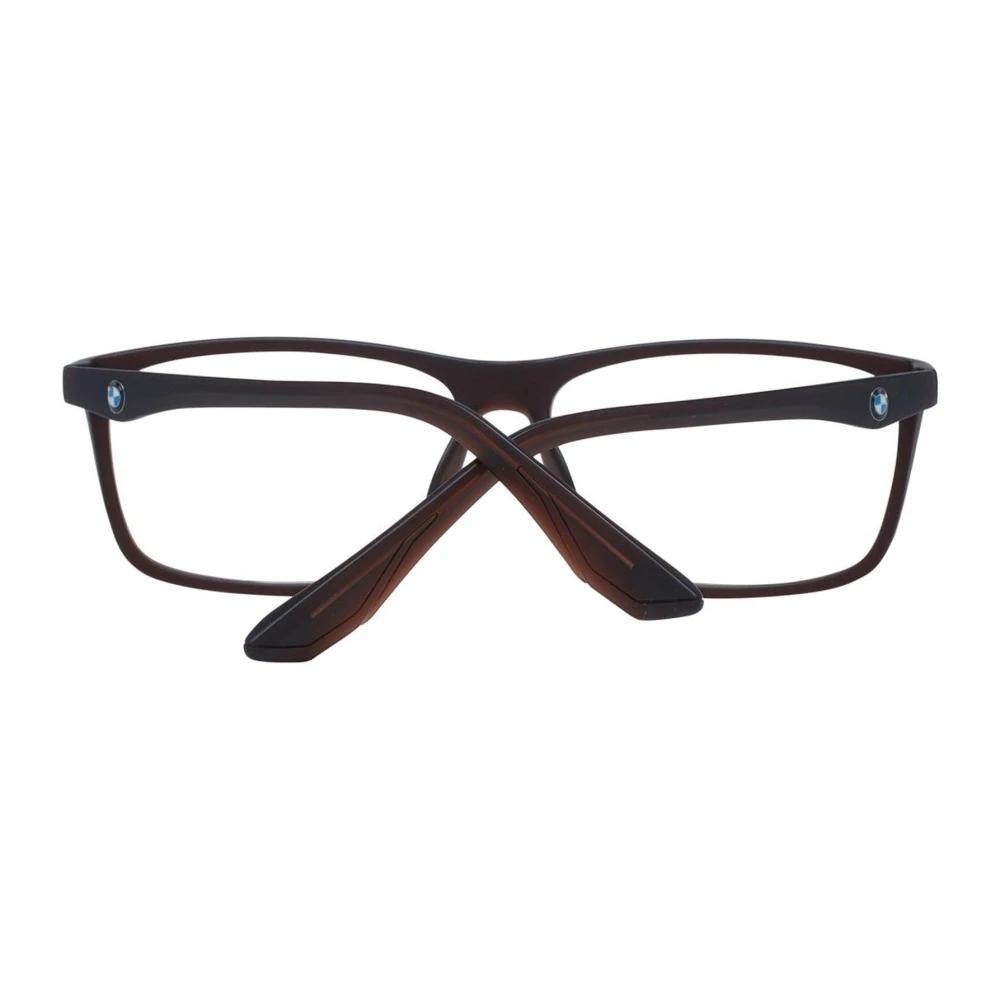BMW Bruin Plastic Bril Trapezium Stijl Brown Heren