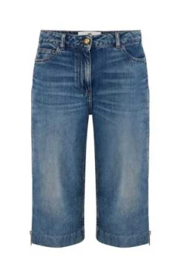 Raw Wash Denim Bermuda