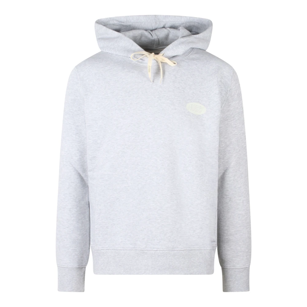 Autry Katoenen Jersey Hoodie met Logoprint Gray Dames