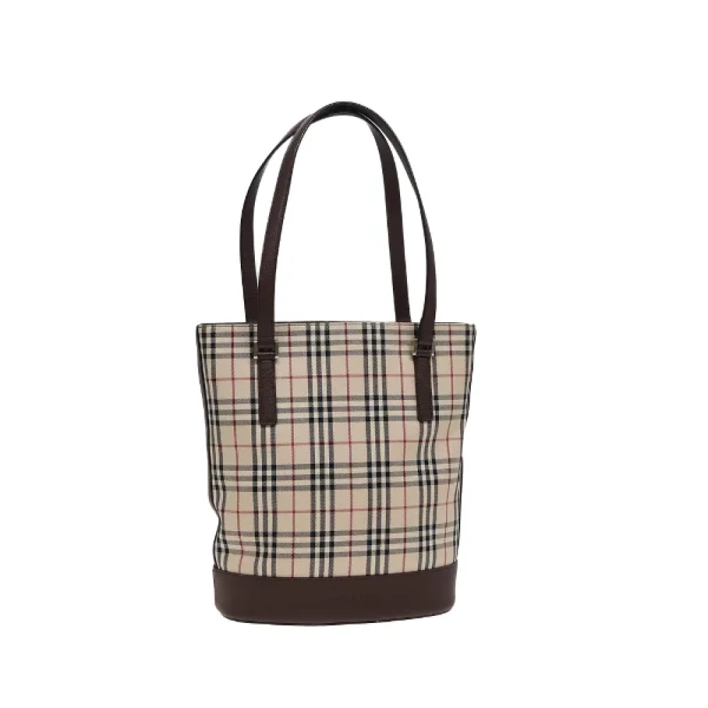 Burberry Vintage Pre-owned Canvas totes Beige Dames