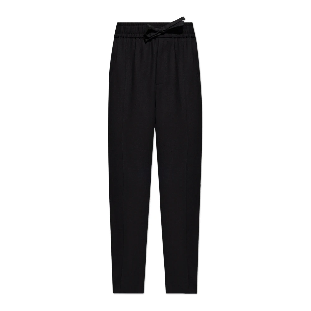 Dolce & Gabbana Wollen broek Black Heren