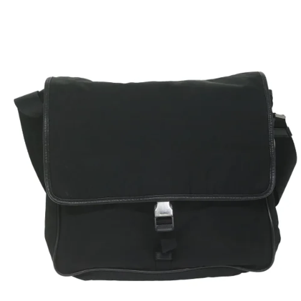 Prada Vintage Pre-owned Fabric prada-bags Black Dames