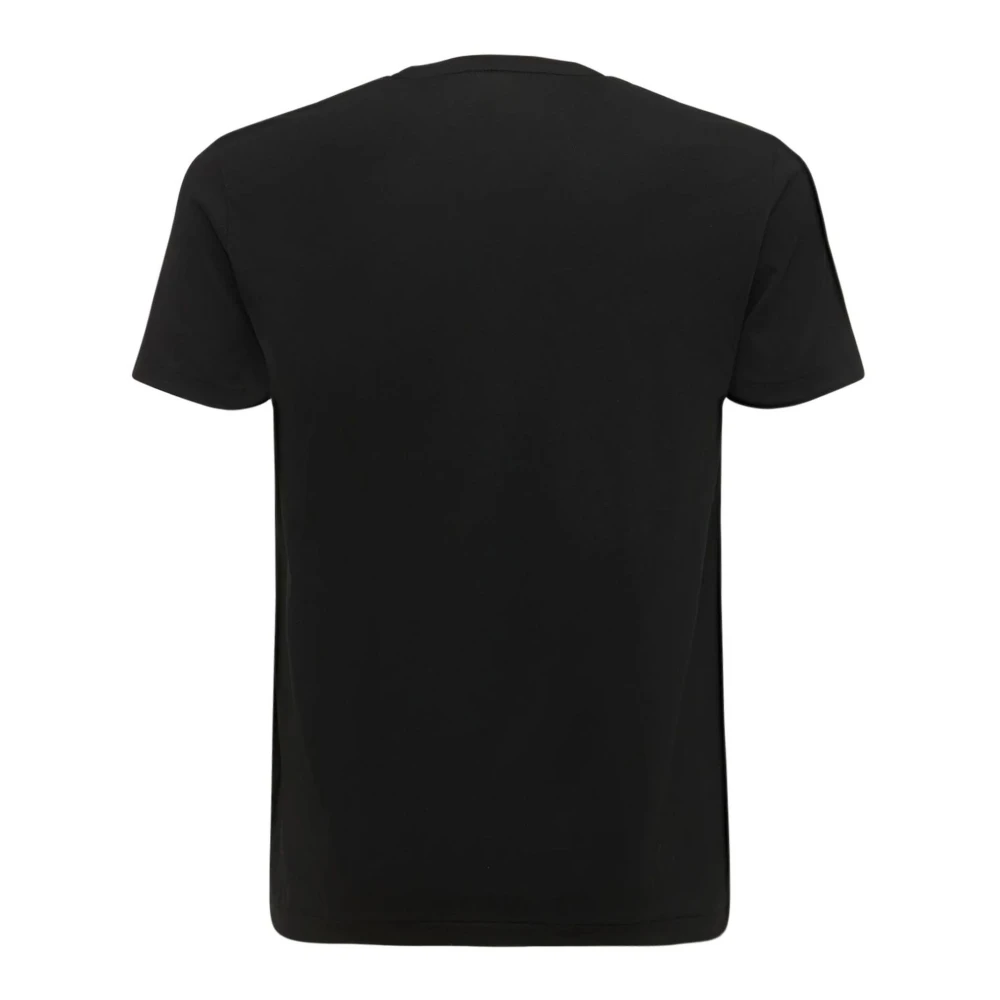 Ralph Lauren Zwarte Polo T-shirt met Geborduurd Logo Black Heren