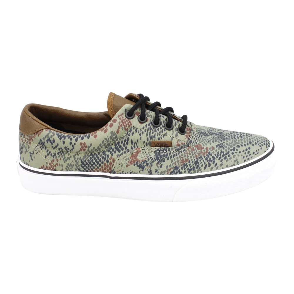 Vans Slangenprint Canvas Veterschoenen Heren Schoenen Groen