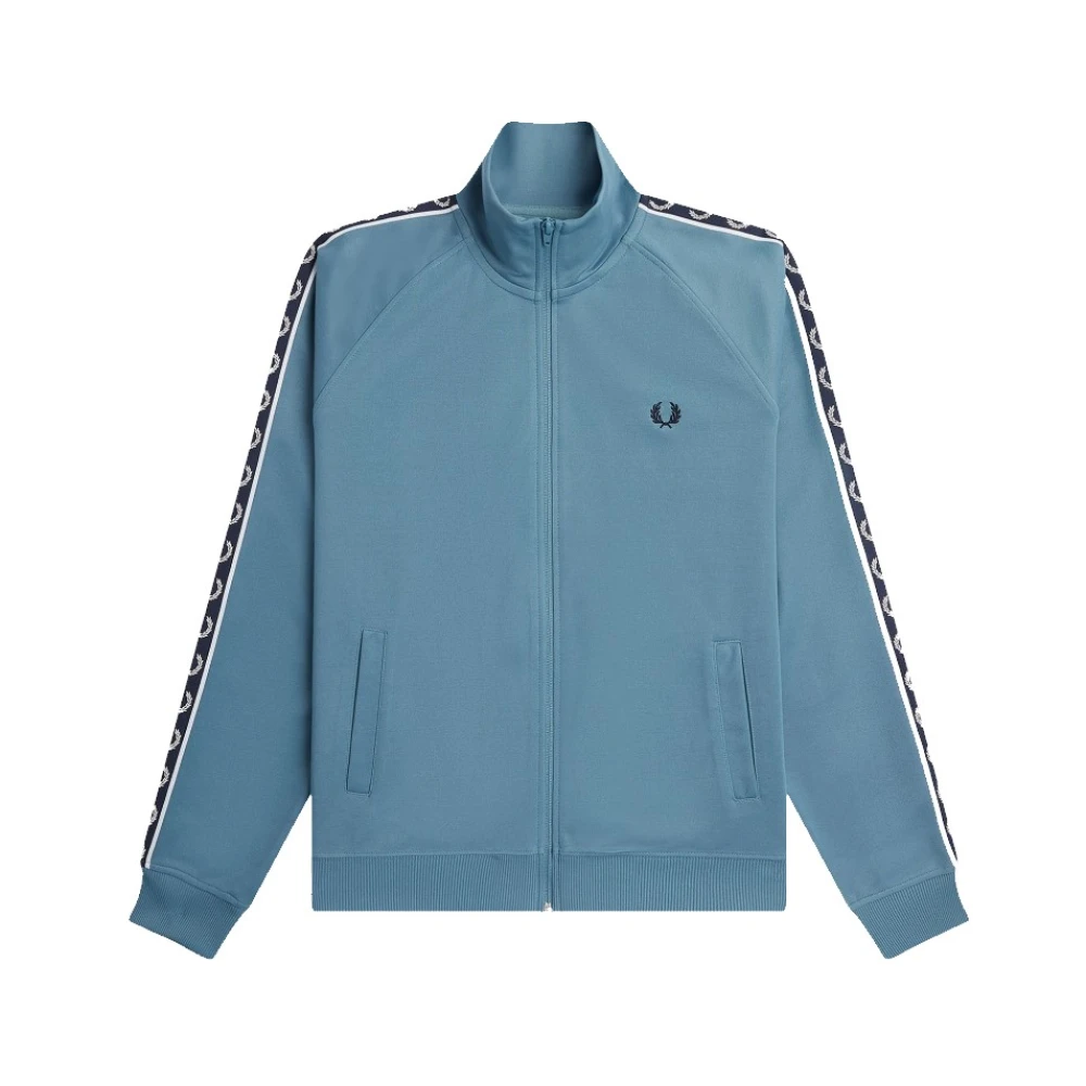 Fred Perry Contrast Tape Track Jas Blue Heren