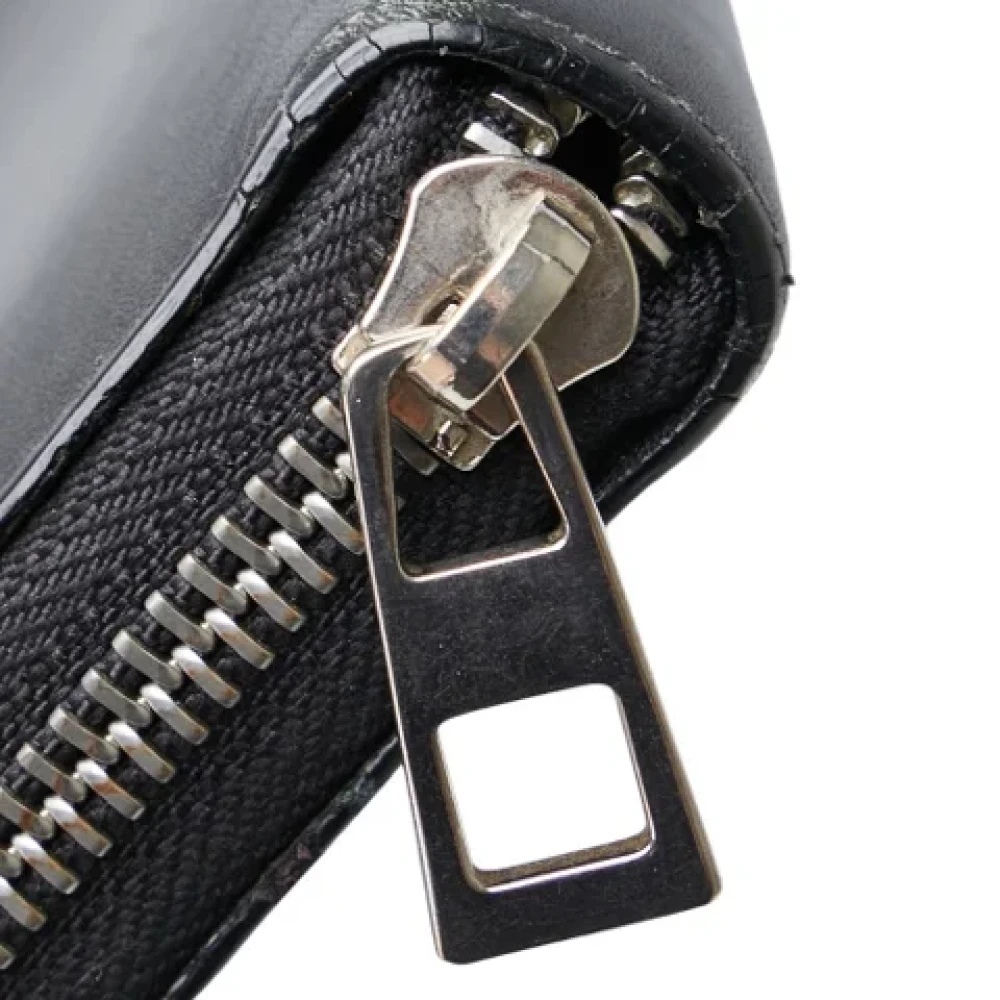 Loewe Pre-owned Leather wallets Black Dames
