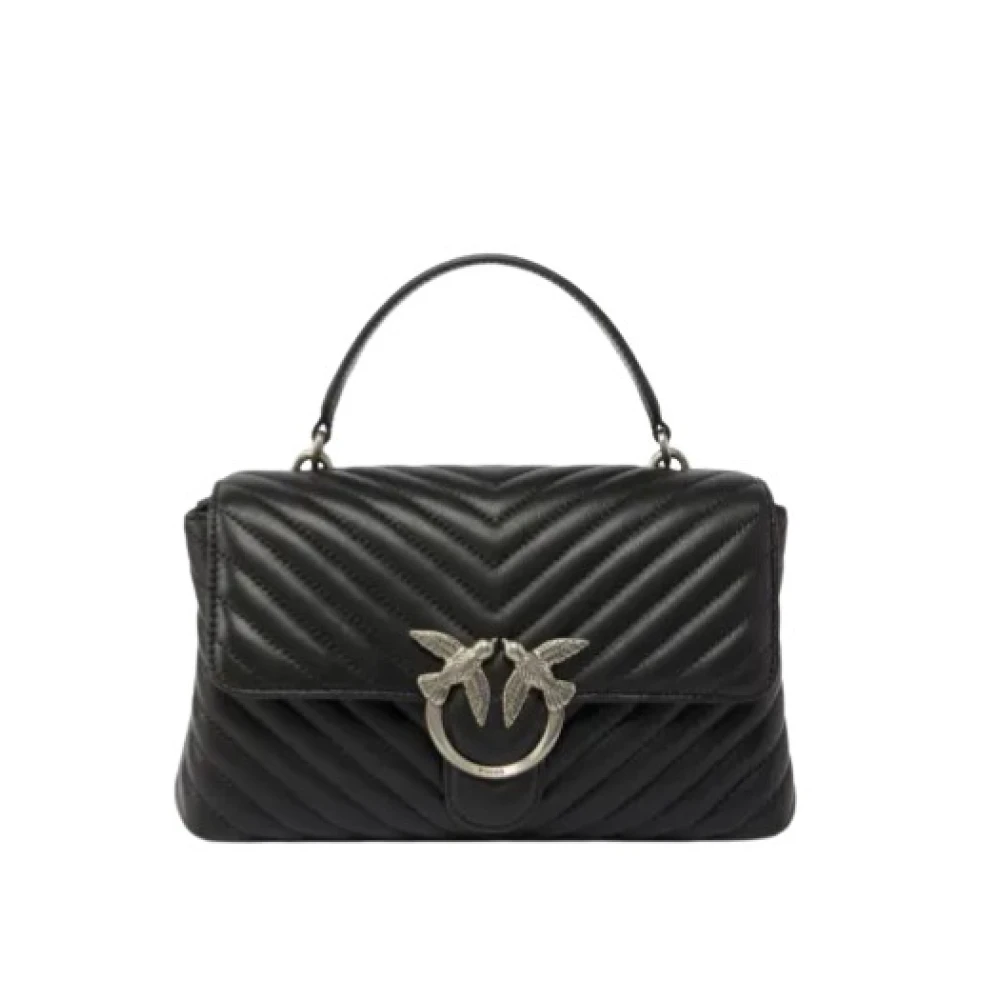 Pinko Zwarte tassen voor vrouwen Black Dames