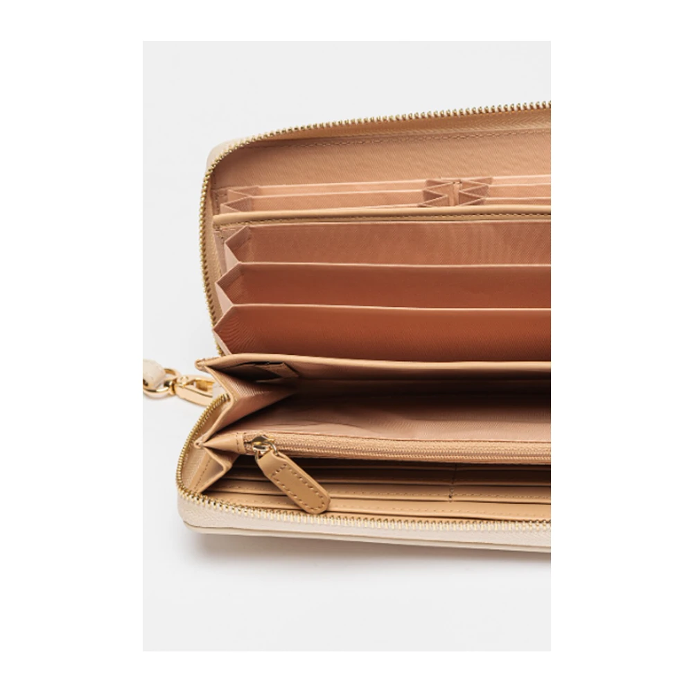 Love Moschino Ivoor Portemonnees voor Vrouwen Beige Dames