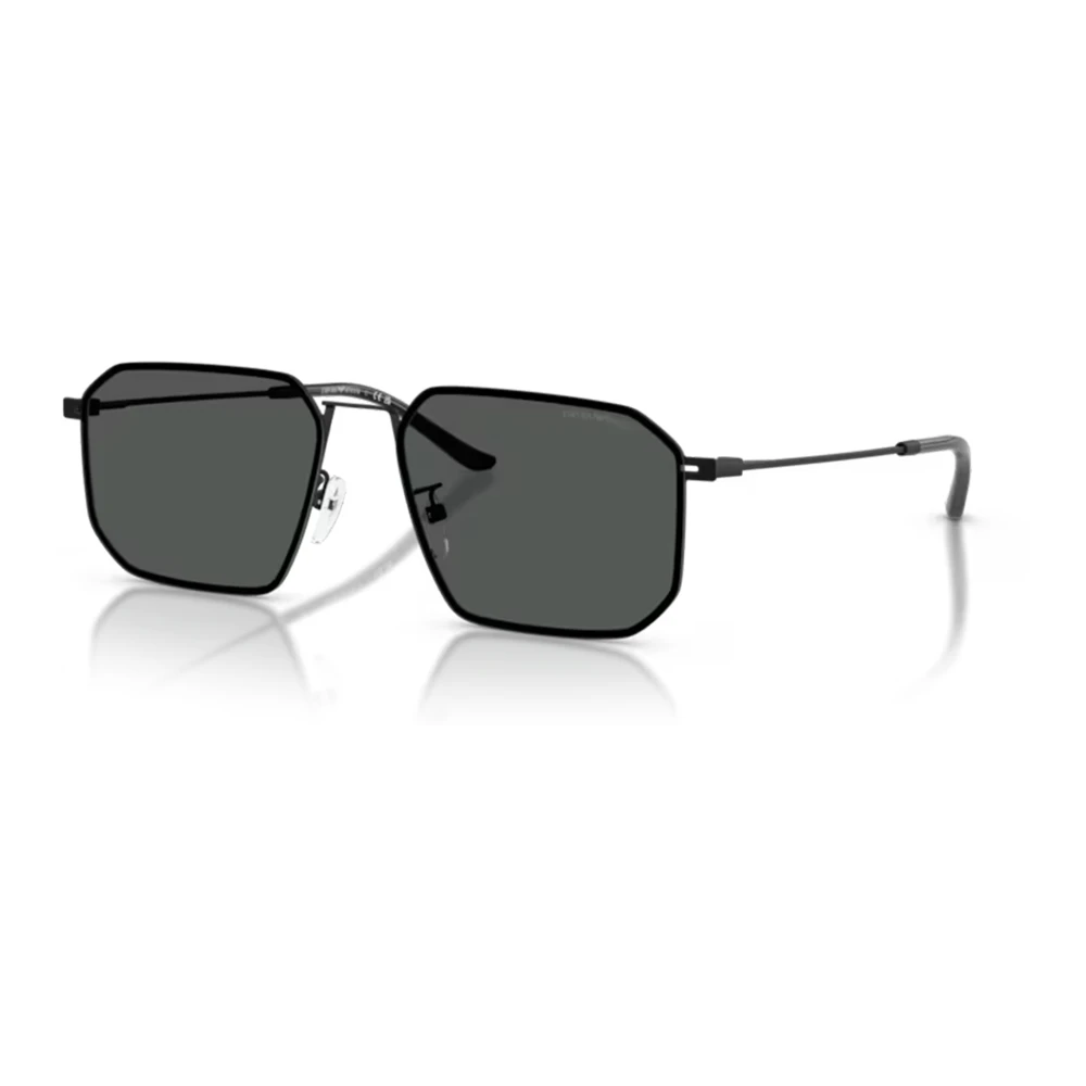 Emporio Armani Men's Black Sunglasses, 58 Mm, Matte /Grey Sunglasses Ea 2165D
