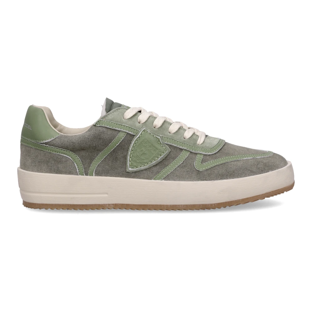 Philippe Model Uomo Verde Nice Tennis Sneakers