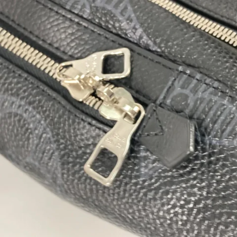 Louis Vuitton Vintage Pre-owned Leather shoulder-bags Black Heren