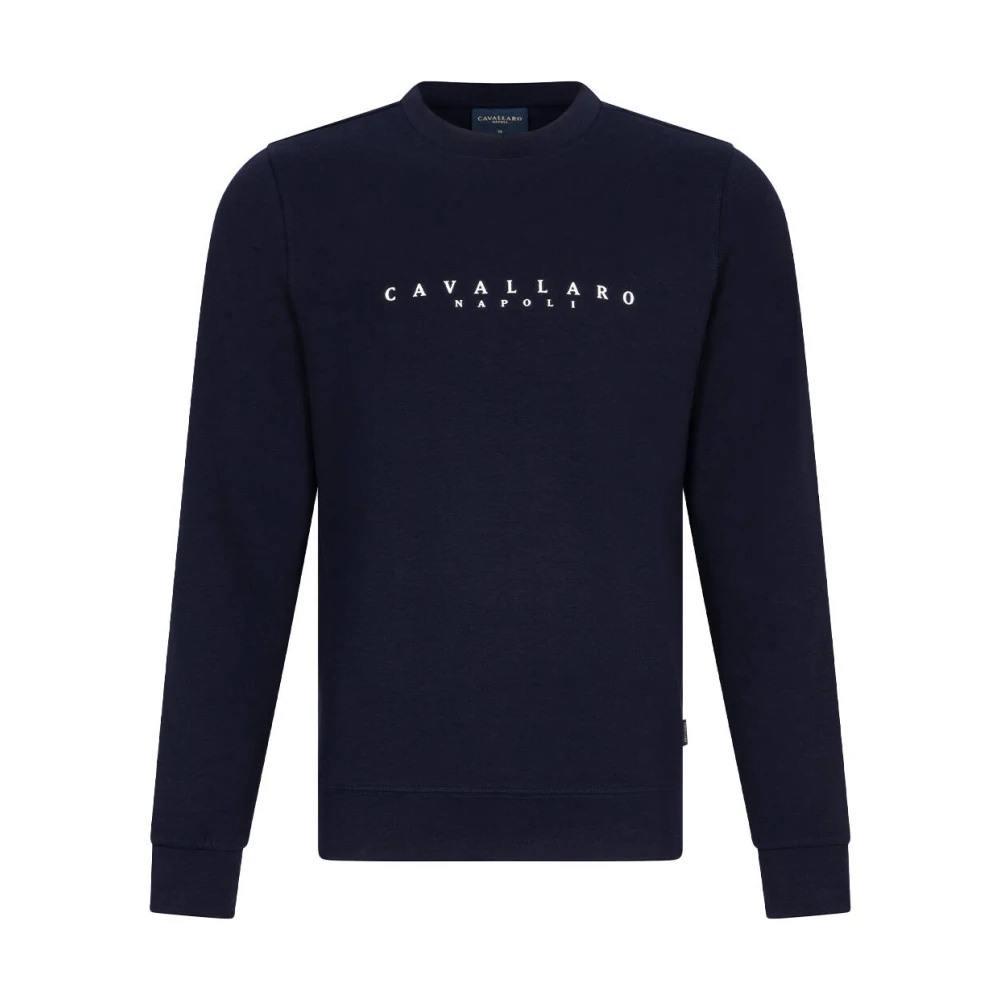 Cavallaro R-Neck Sweatshirt Blue Heren
