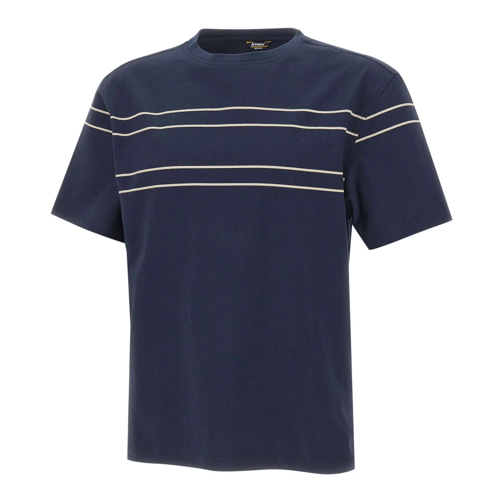 K-Way Hombre Azul Camisetas, Talla: L