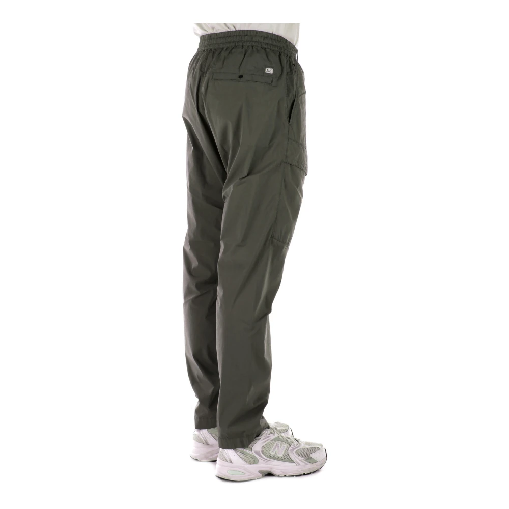 C.P. Company Logo Front Skinny Broek Rits Sluiting Green Heren