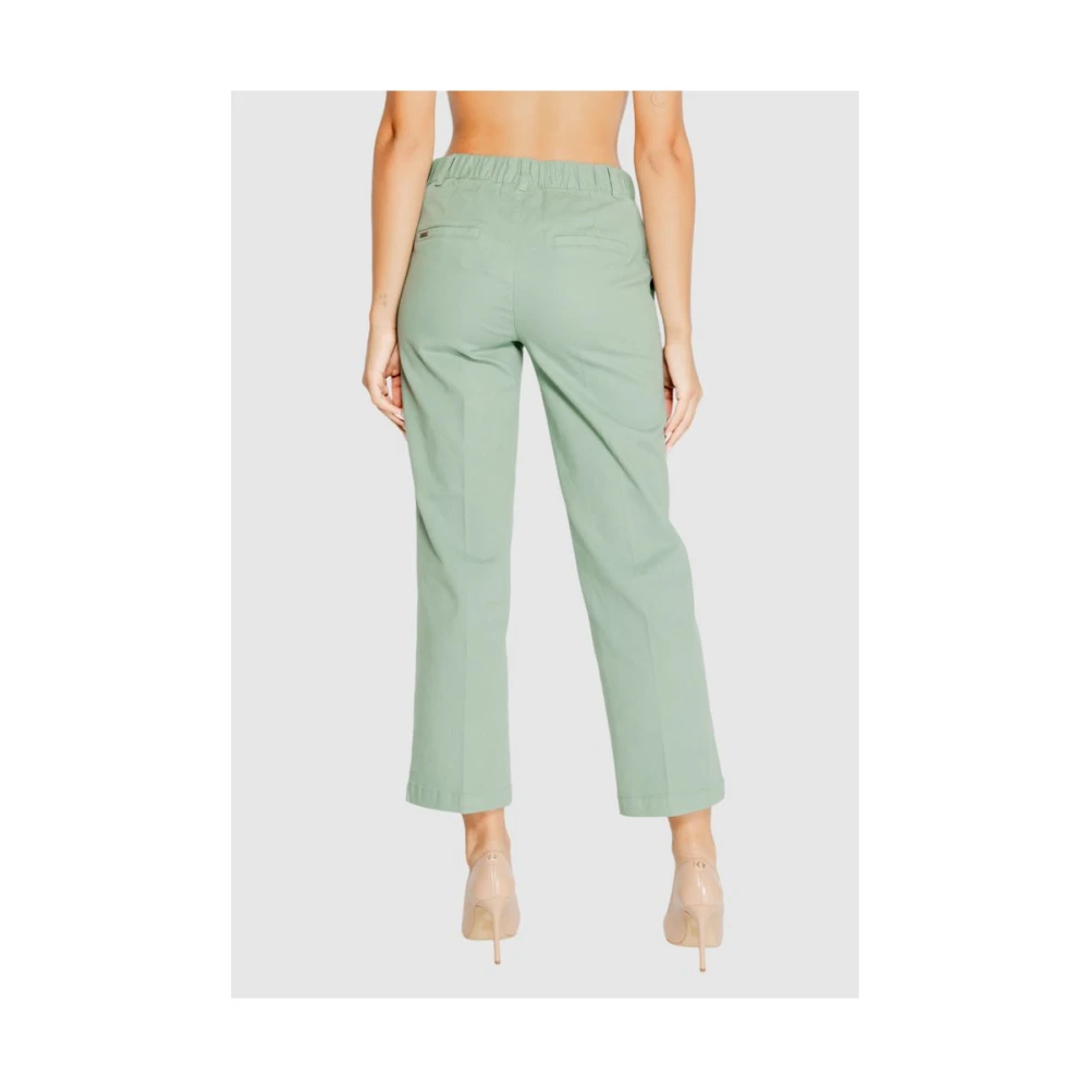 Street One Turquoise Katoenen Jeans & Broek Green Dames