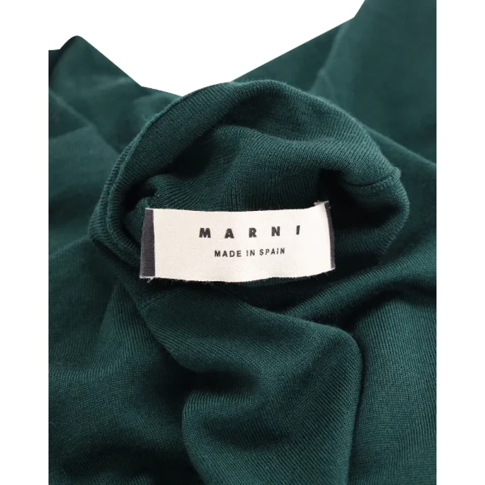 Marni Pre-owned Wool tops Green Dames