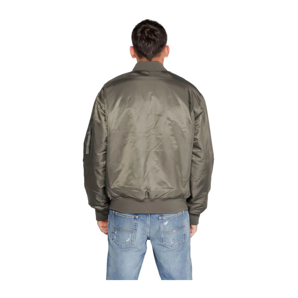 Calvin Klein Jeans Stijlvolle Polyamide Jas voor Mannen Gray Heren