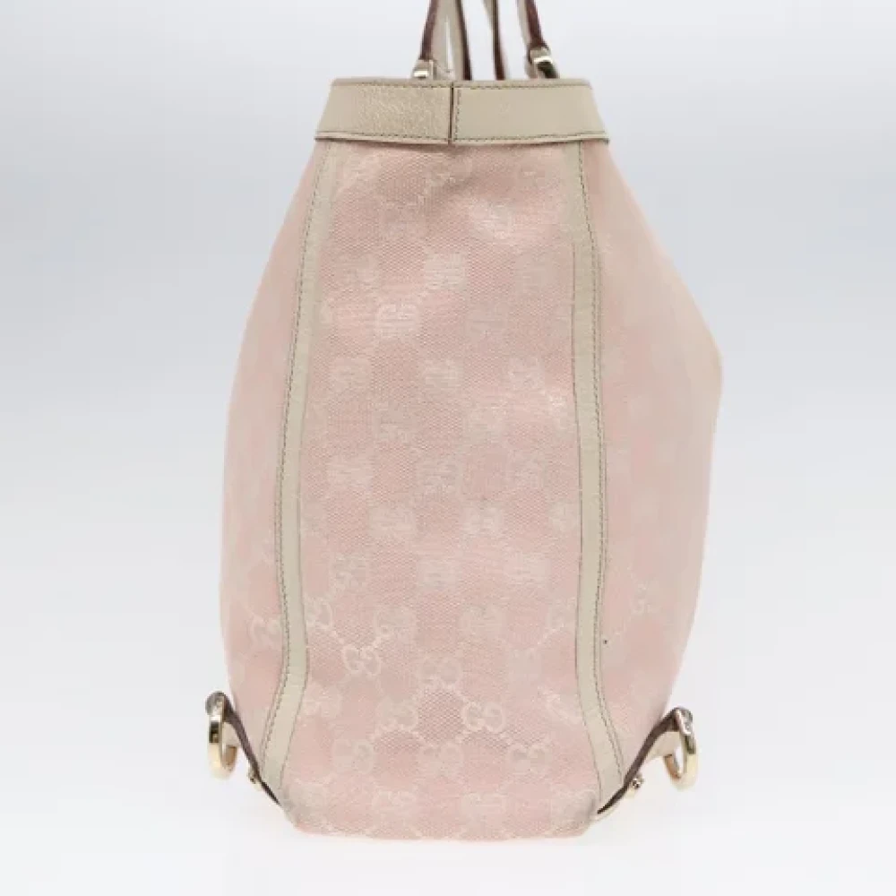 Gucci Vintage Pre-owned Canvas gucci-bags Pink Dames