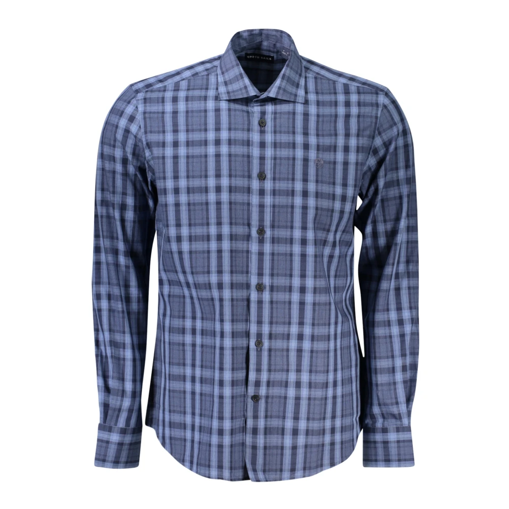 North Sails , Casual Shirts, Male, Blue, Xl, Blue Long Sleeve Shirt Regular Fit