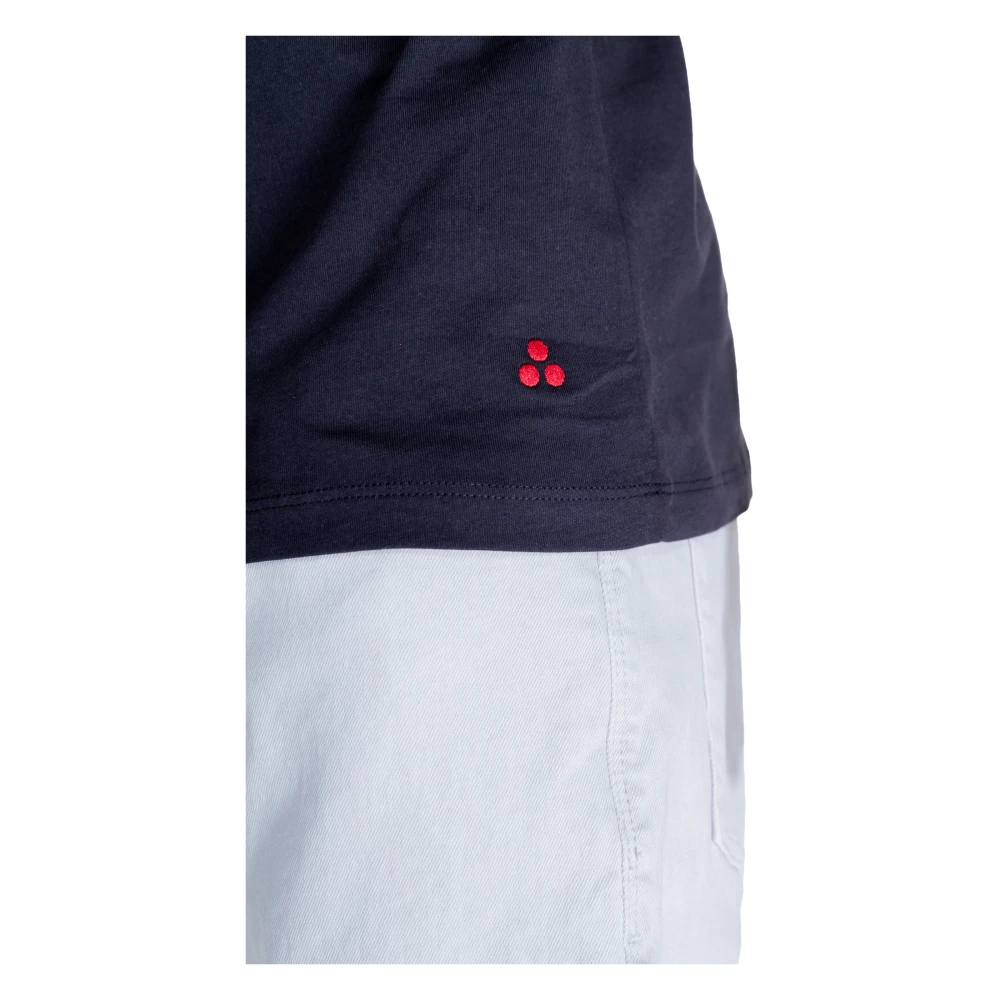 Peuterey Manderly T-Shirt Lente Zomer Collectie Katoen Blue Heren