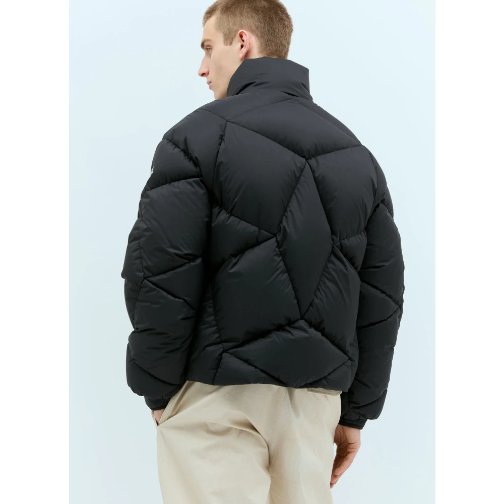 Moncler Grafisch Gewatteerd Donsjack Black Heren