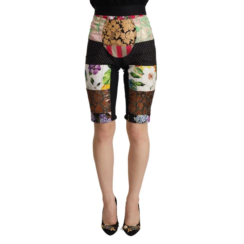 Dolce & Gabbana Donna Multicolor - Shorts Patchwork Floreale - Shorts - E - L