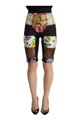 Blommig Patchwork Shorts