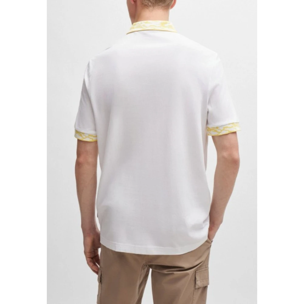 Hugo Boss Ocean Detail Polo White Heren