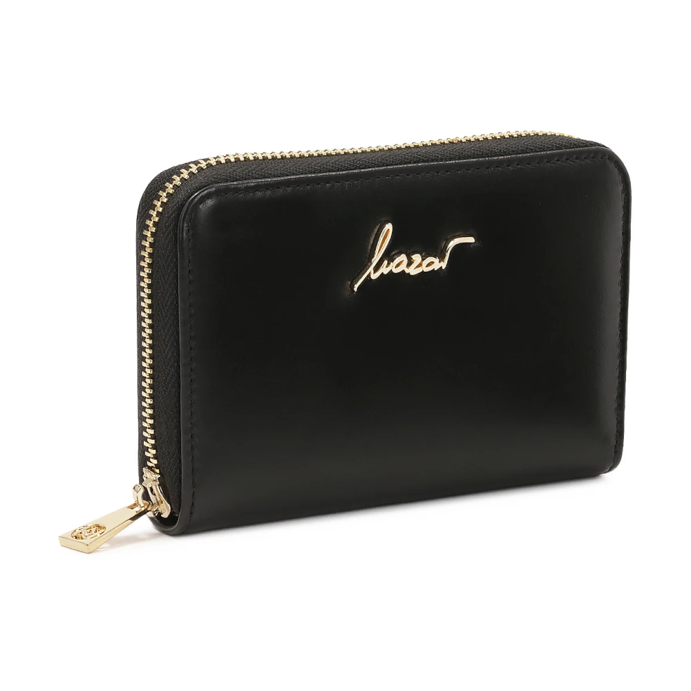 Kazar Zwarte portemonnee met elegant logo Black Dames