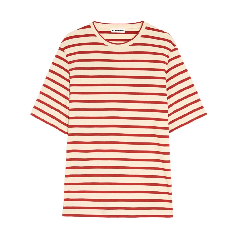 Jil Sander Men's Red T-Shirts And Polos, T-Shirts, L, Tops