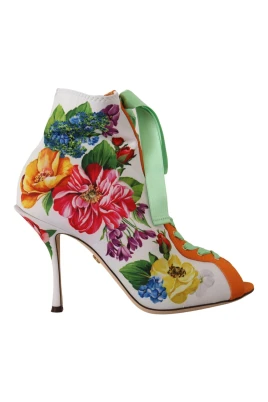 Open Toe Jersey Boots