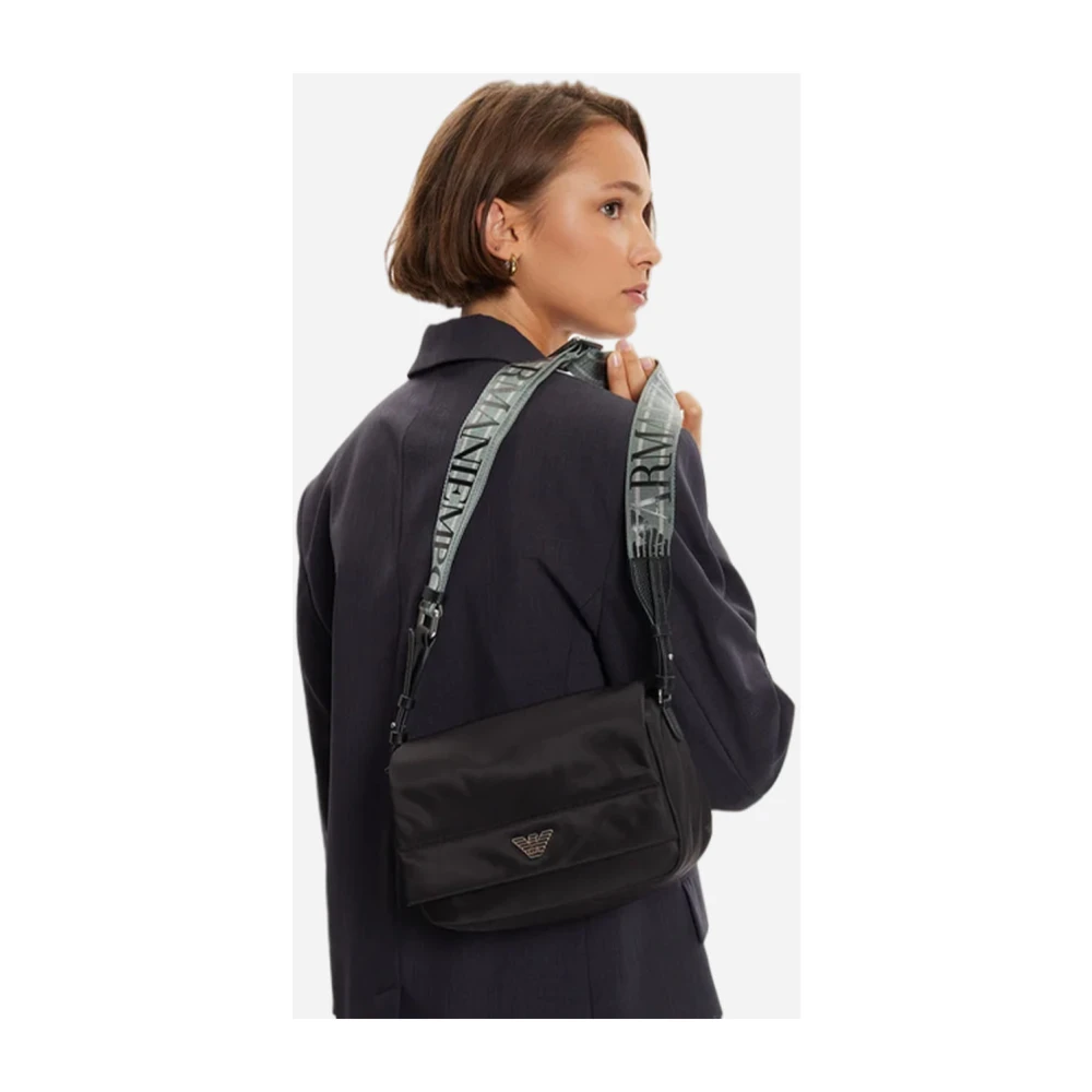 Emporio Armani Stijlvolle Crossbody Tas Black Dames