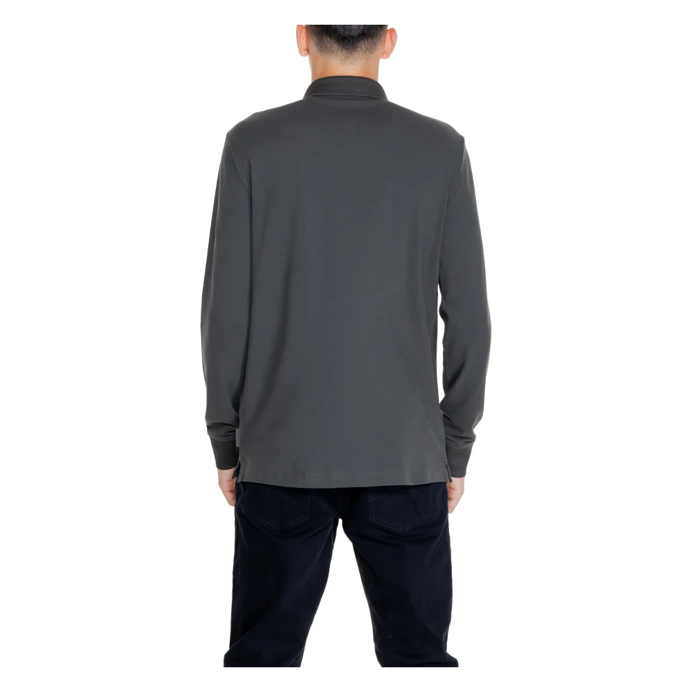 Armani Exchange Groen Poloshirt met Lange Mouwen Green Heren