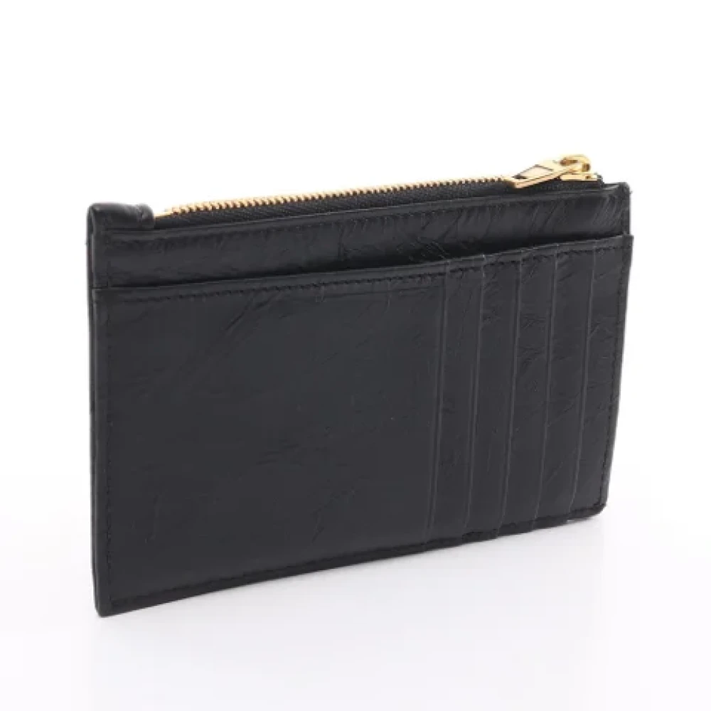 Balenciaga Vintage Pre-owned Leather wallets Black Dames