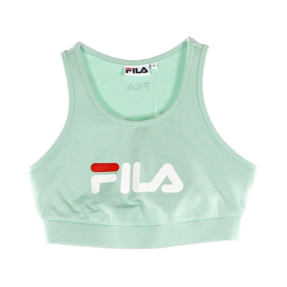 Fila Lichen Crop Top voor vrouwen Green Dames