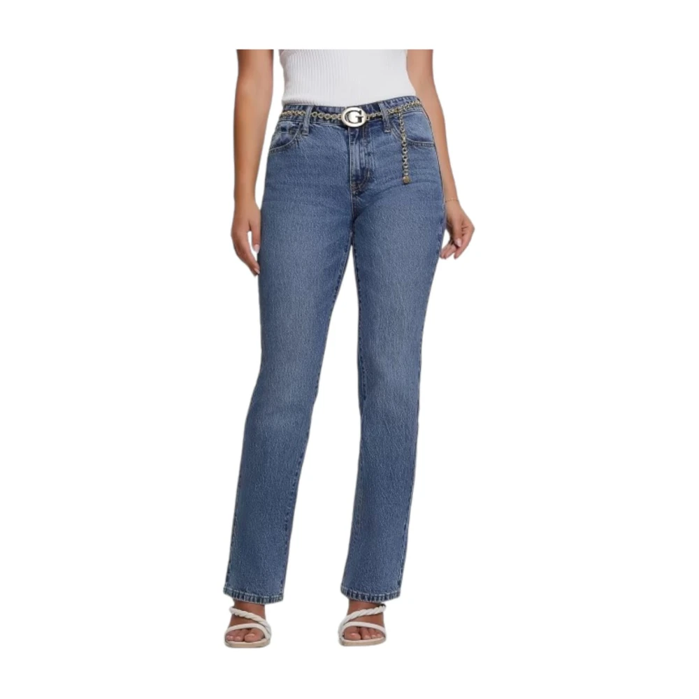 Guess Flared Jeans Blue Dames