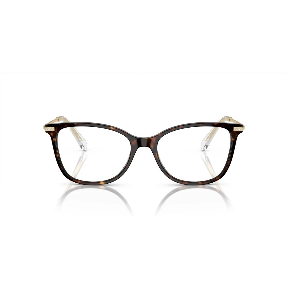 Swarovski Stijlvolle Brillenmontuur in Donker Havana Brown Unisex