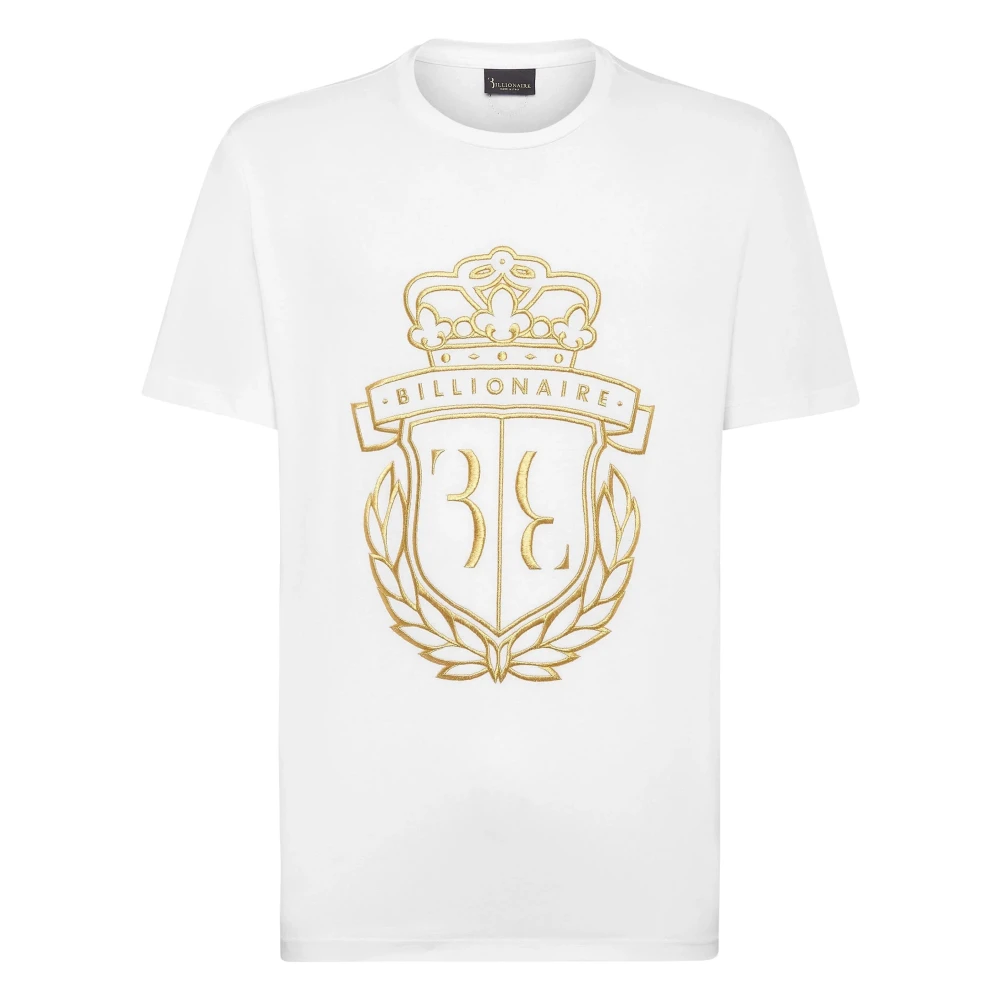 Billionaire Casual Wit Kortemouw T-shirt White Heren