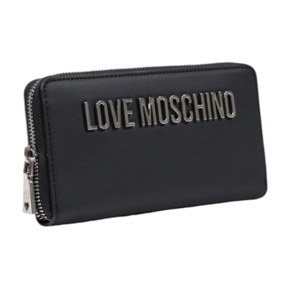 Love Moschino Stijlvolle Damesportemonnee Lente Zomer Collectie Gray Dames