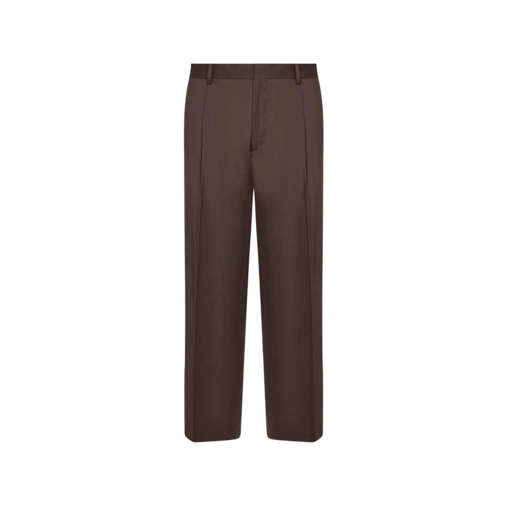 Costumein Men's Brown Vincent Trousers - Straight Trousers - M - Trousers