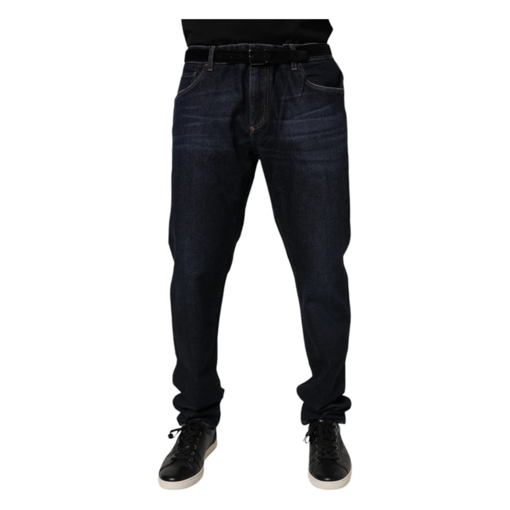 Dolce & Gabbana Men's Blue Slim Fit Jeans, Xs, Skinny Denim Jeans