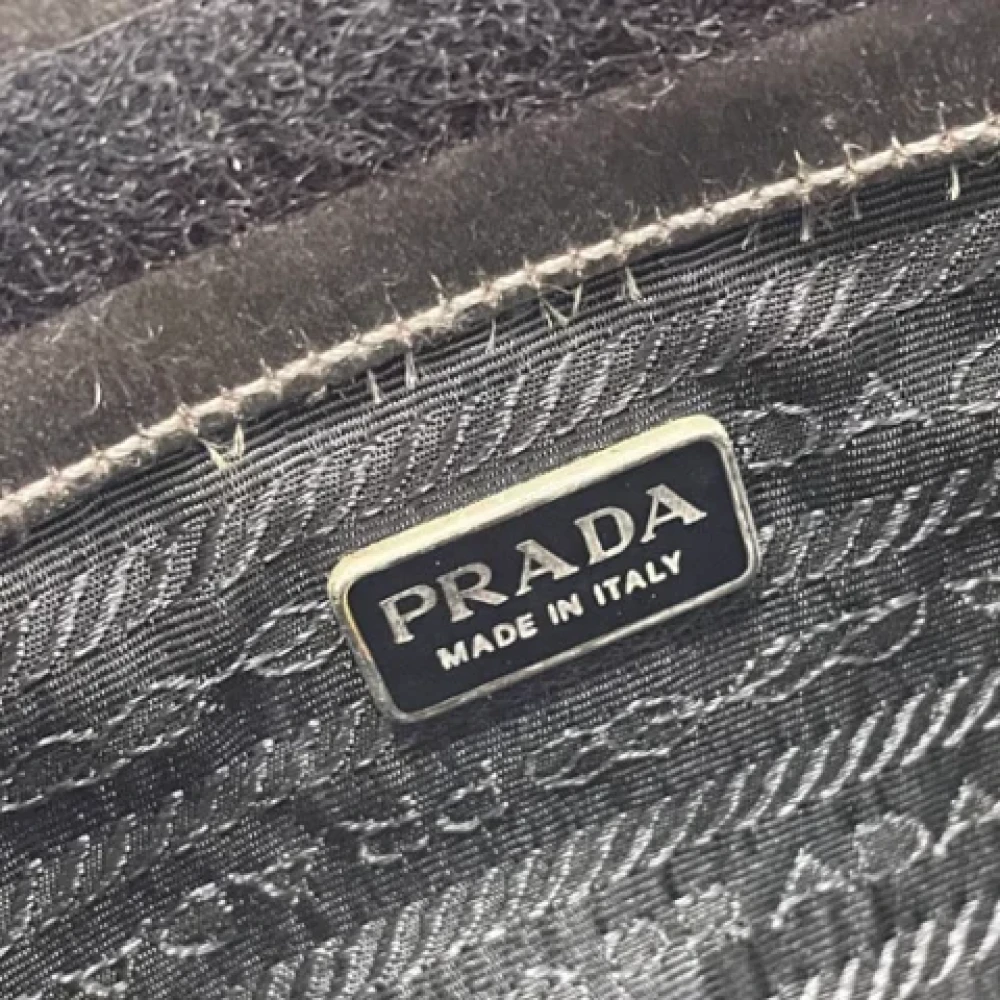 Prada Vintage Pre-owned Fabric prada-bags Black Dames