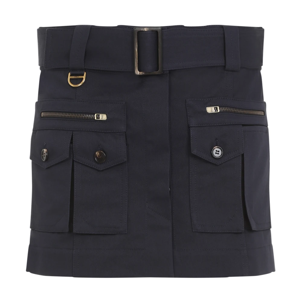 Chloé Eclipse Blue Mini Skirt Blue Dames