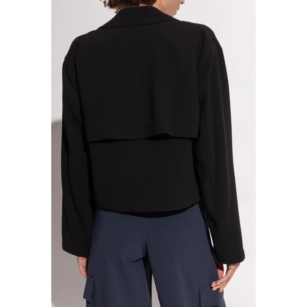 Theory Dubbelrijige jas Black Dames