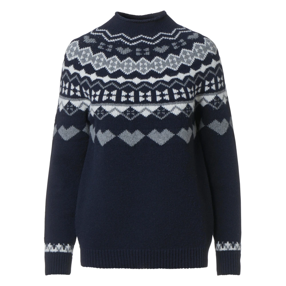 Fusalp Heritage Jacquard Coltrui Blue Dames